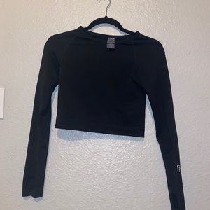 Seamless Workout Cropped Crew